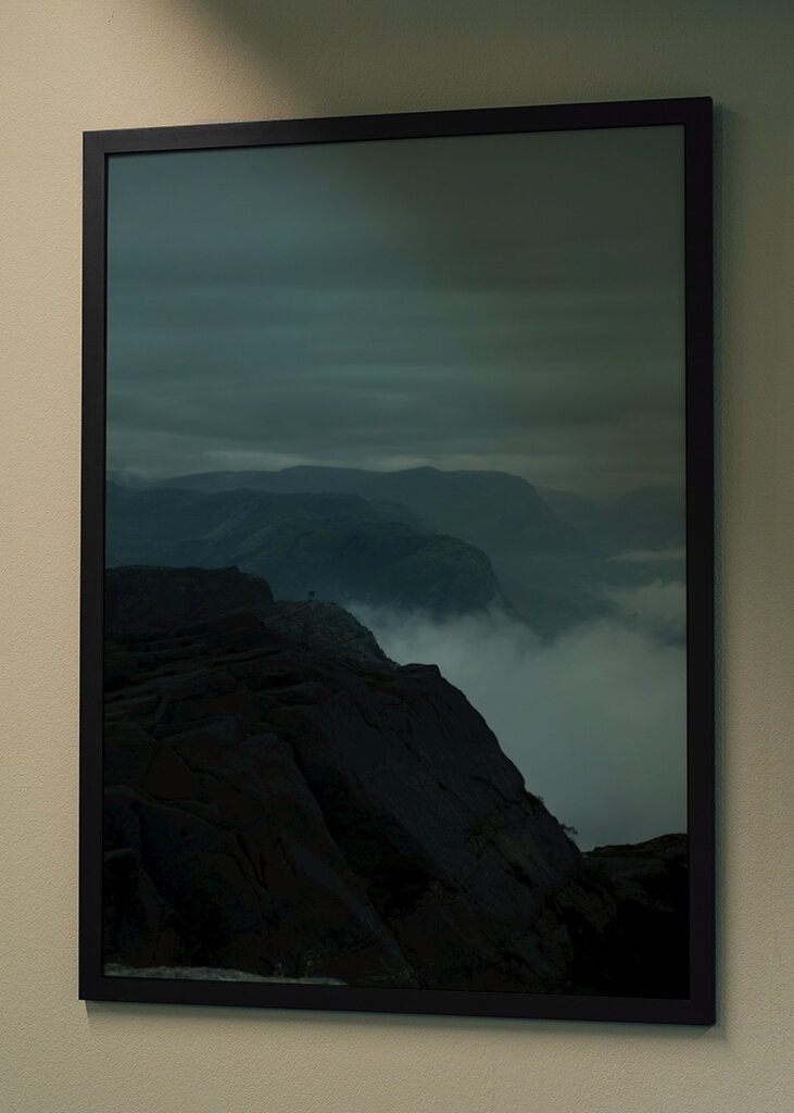 Fjell på preikestolen