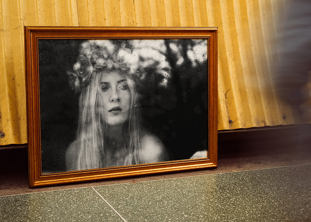 Portrait en noir et blanc 