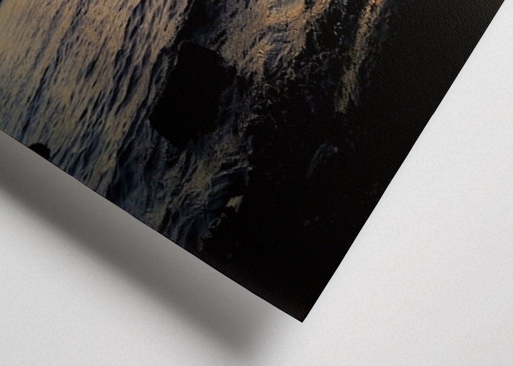 Západ slunce u fjordu