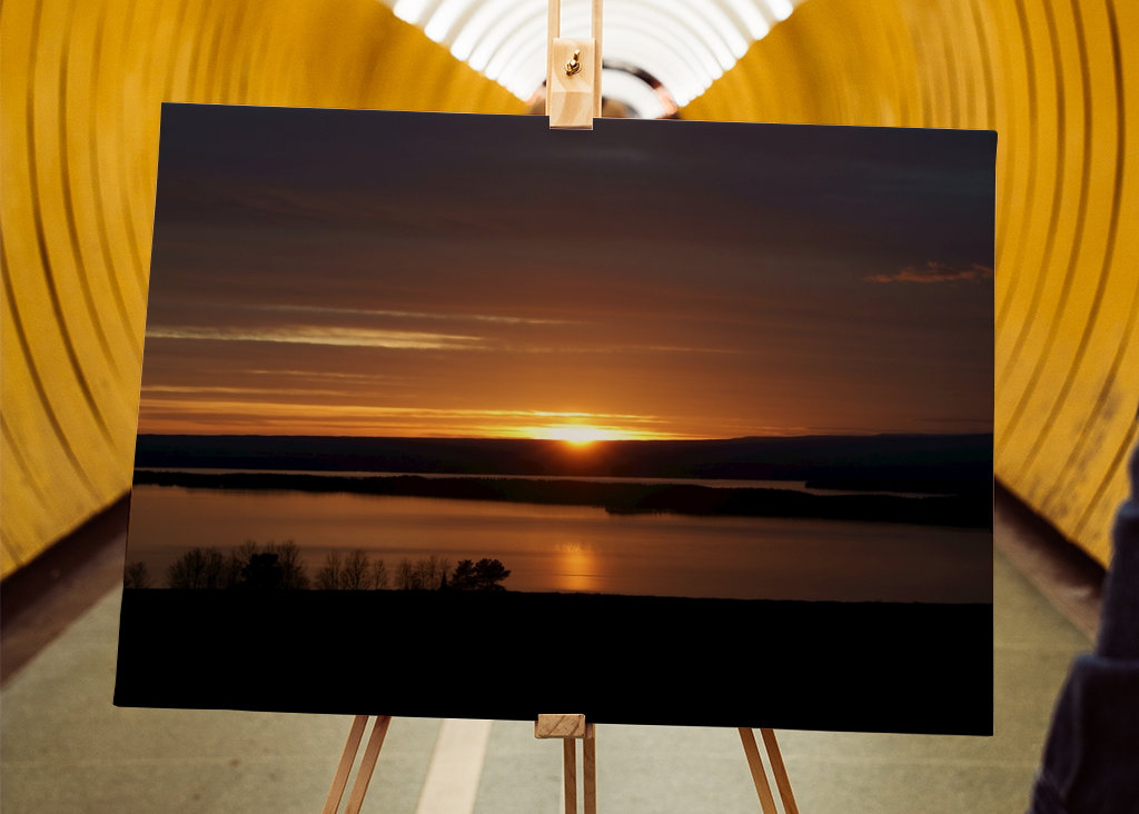 Sunset over Storsjön