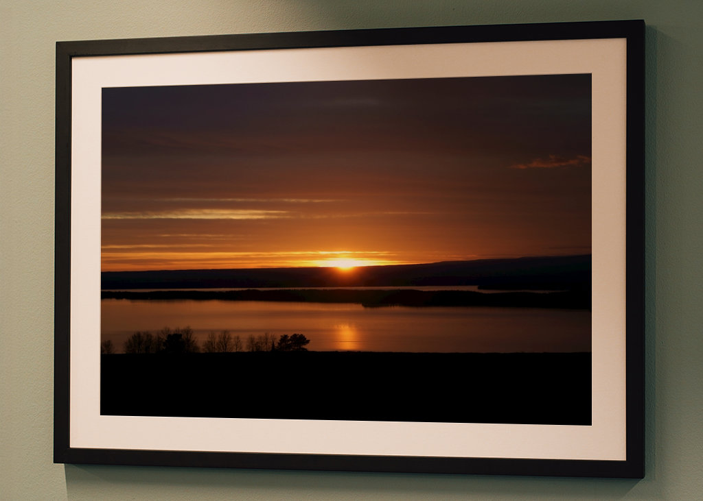 Sunset over Storsjön