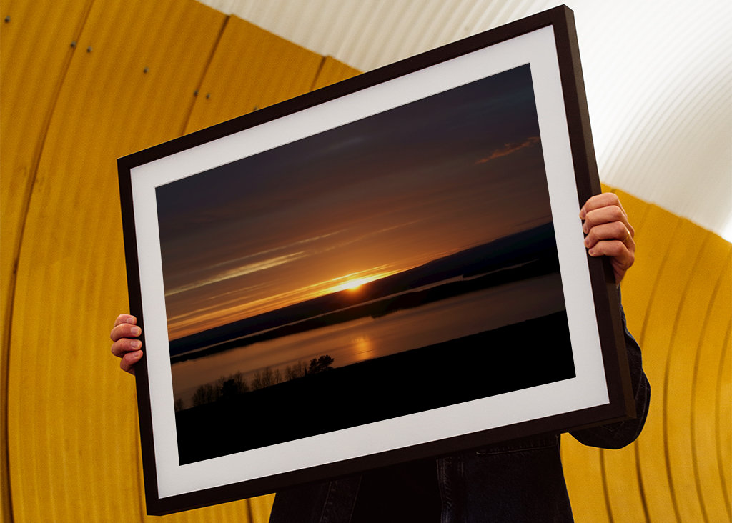 Sunset over Storsjön