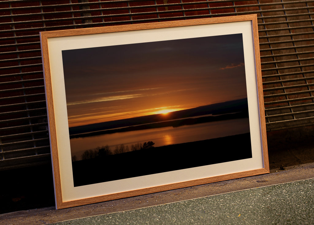 Sunset over Storsjön