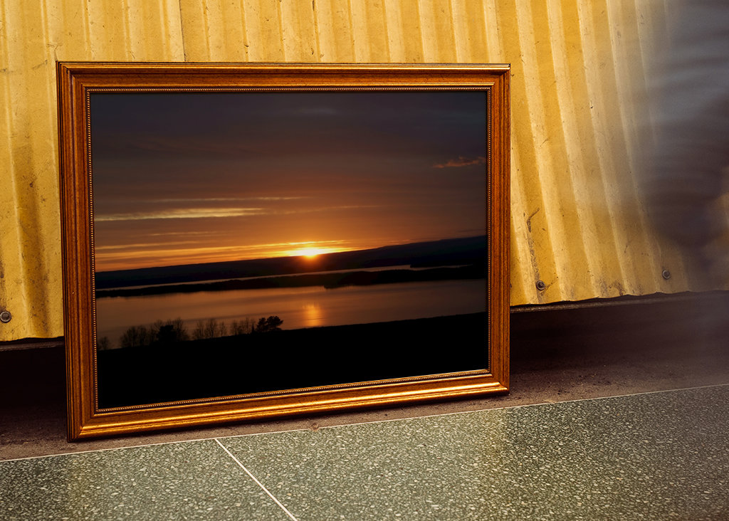 Sunset over Storsjön