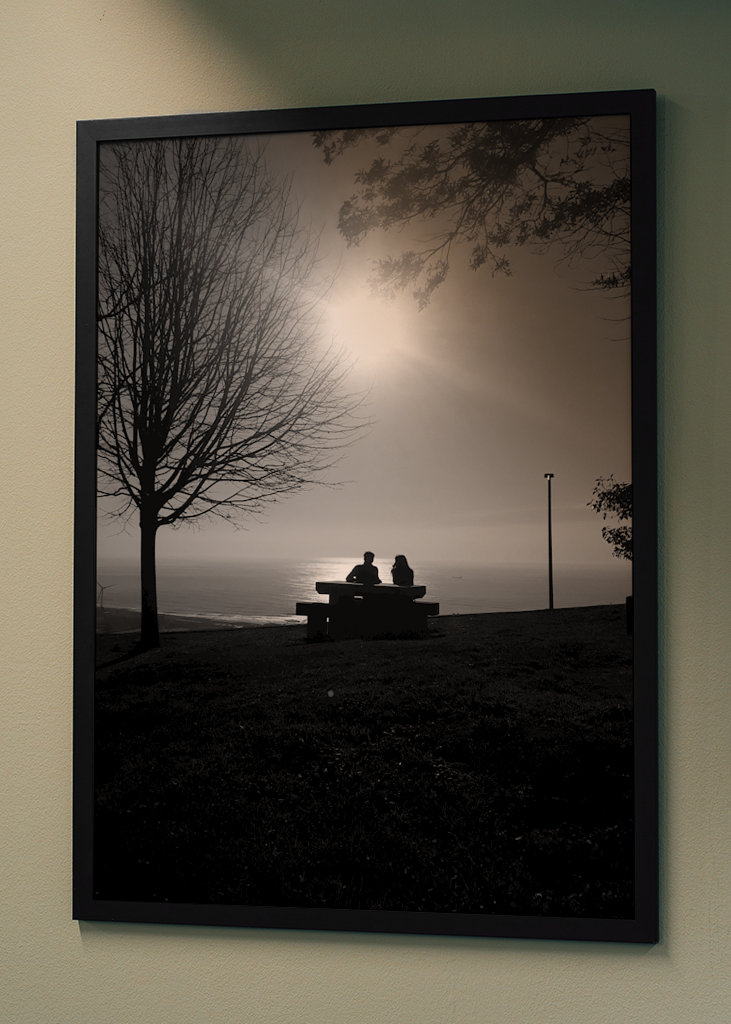 Liebe bei Sonnenuntergang