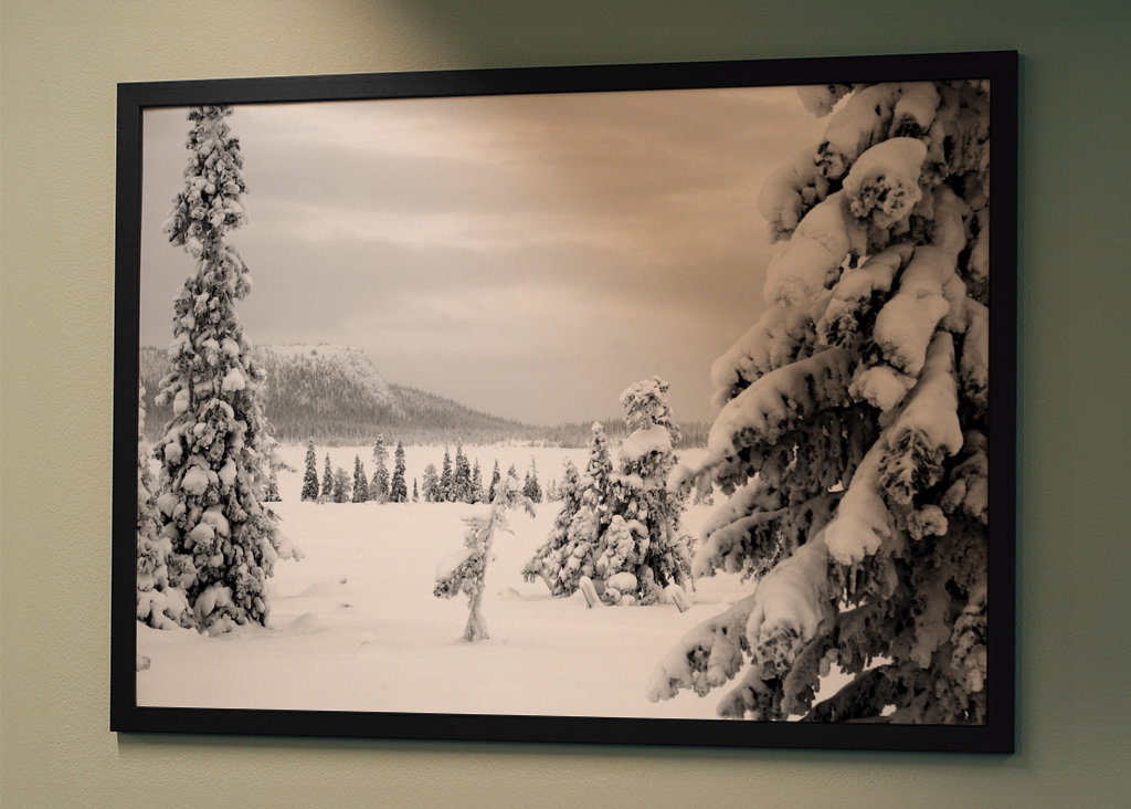 Mittwinter in Lappland