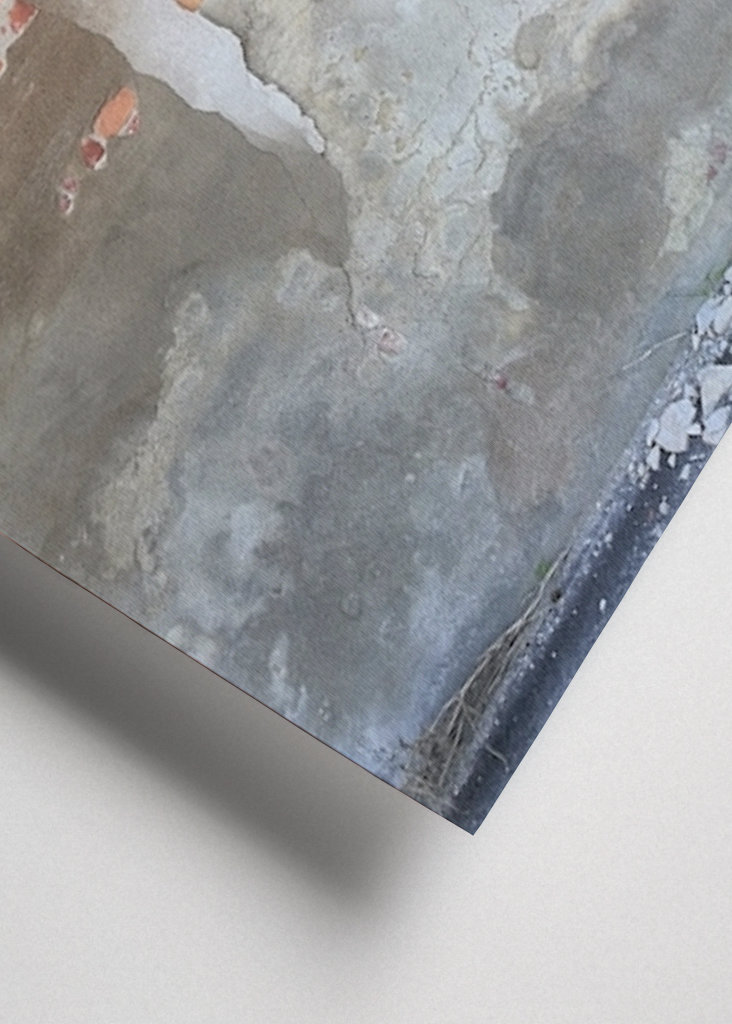 Zastrčená cihlová zeď