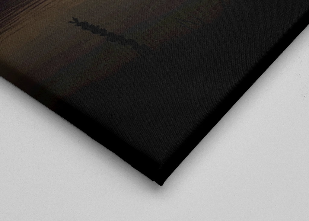 Oprawiony wschód słońca