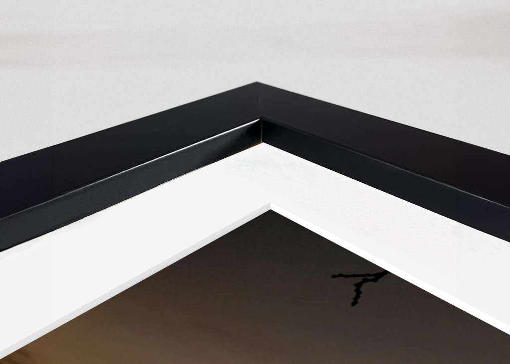 Oprawiony wschód słońca