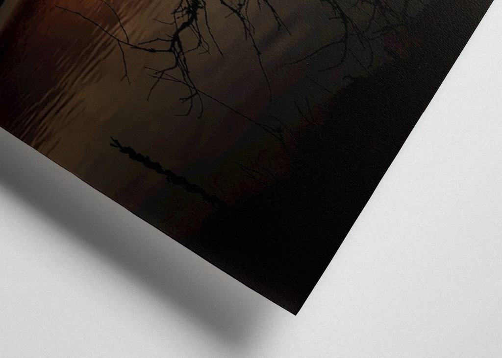 Oprawiony wschód słońca