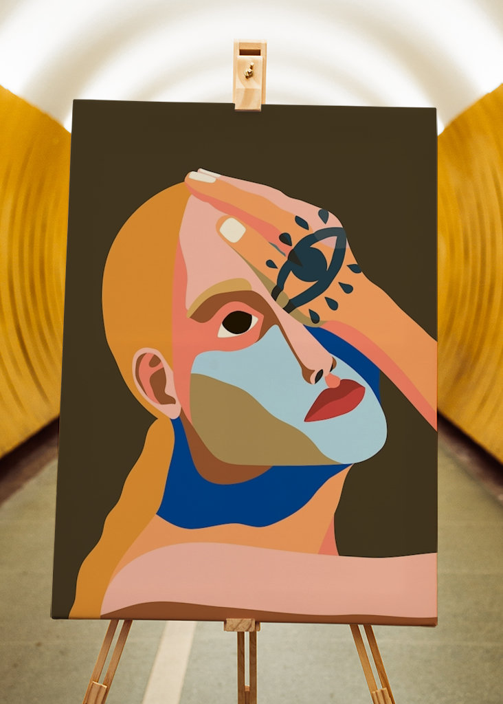 Žena s okem I - intenzivní