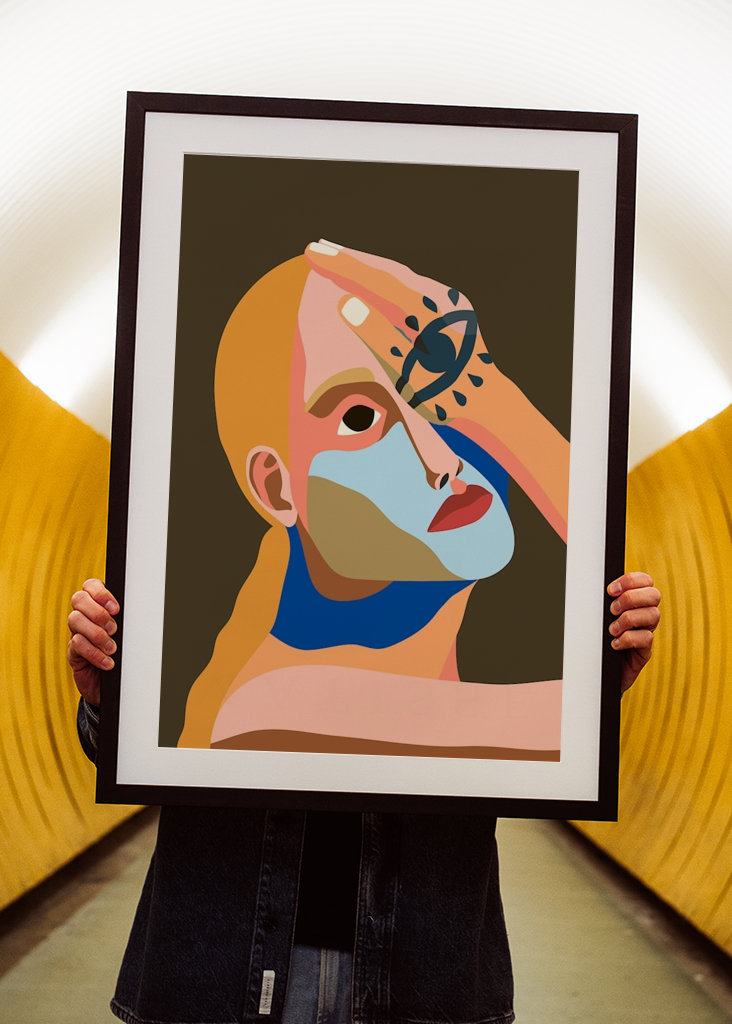 Žena s okem I - intenzivní