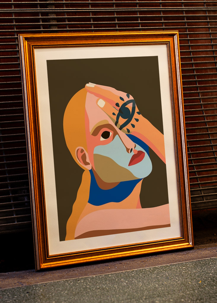 Žena s okem I - intenzivní