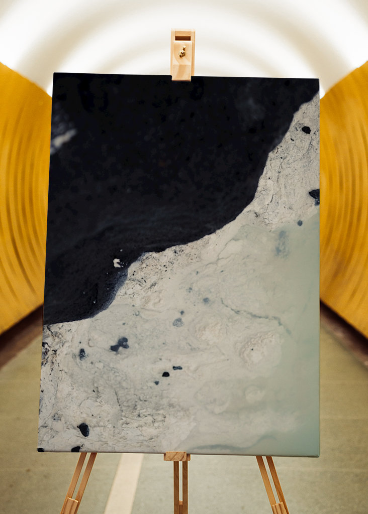 Island Blau//Weiß Nr.2