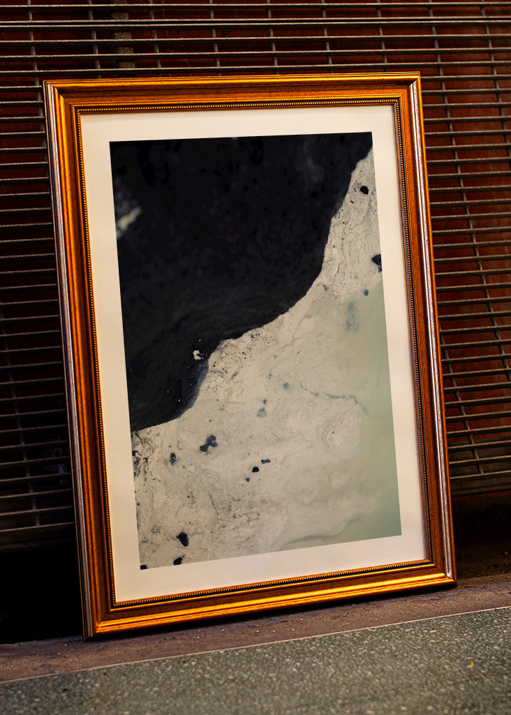 Island Blau//Weiß Nr.2