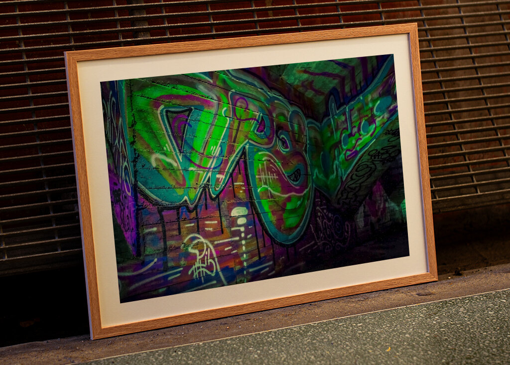 värikkäät graffitit