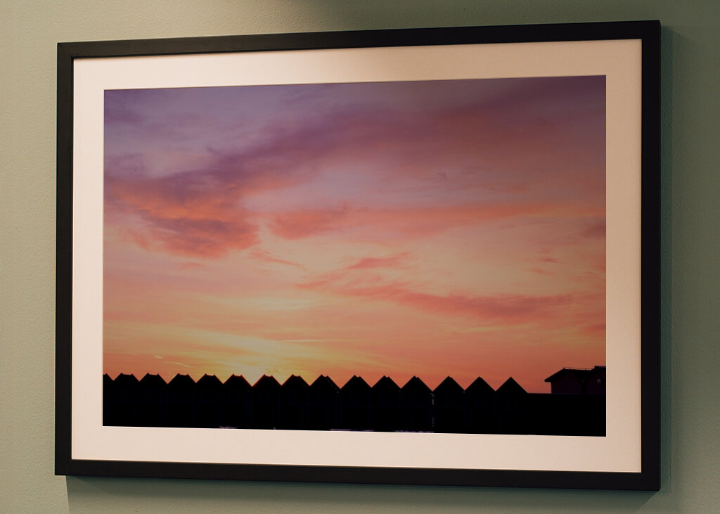 Kallis auringonlaskun aikaan