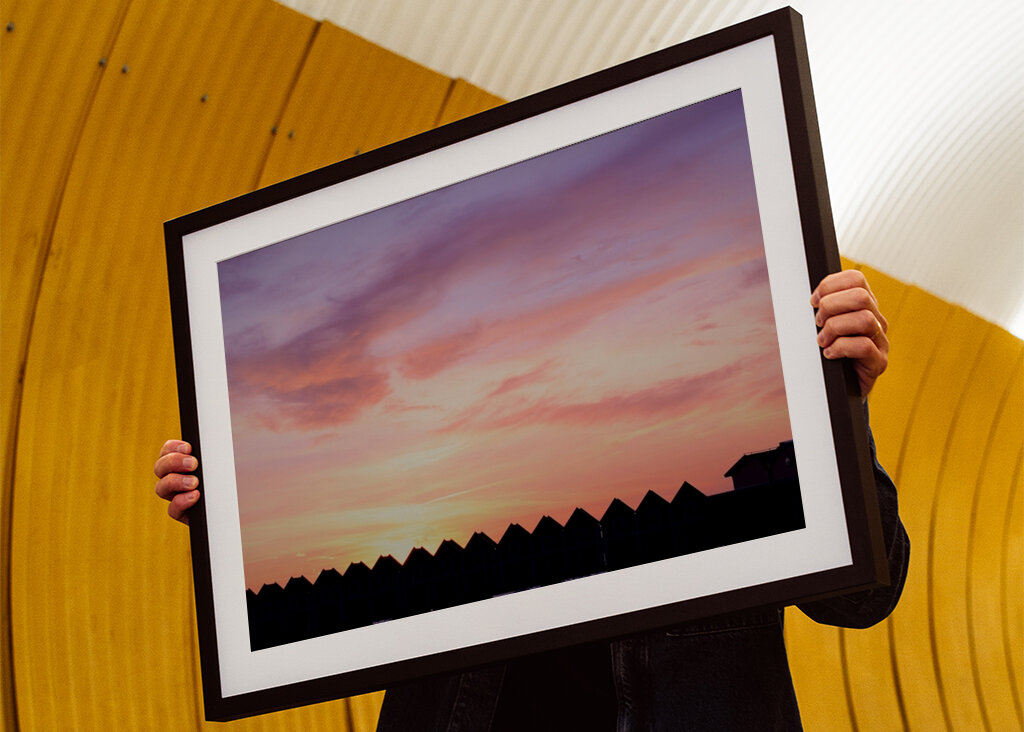 Kallis auringonlaskun aikaan