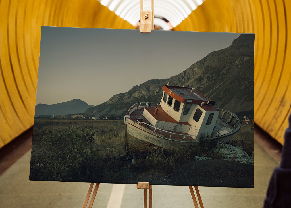 Retired fishing boat