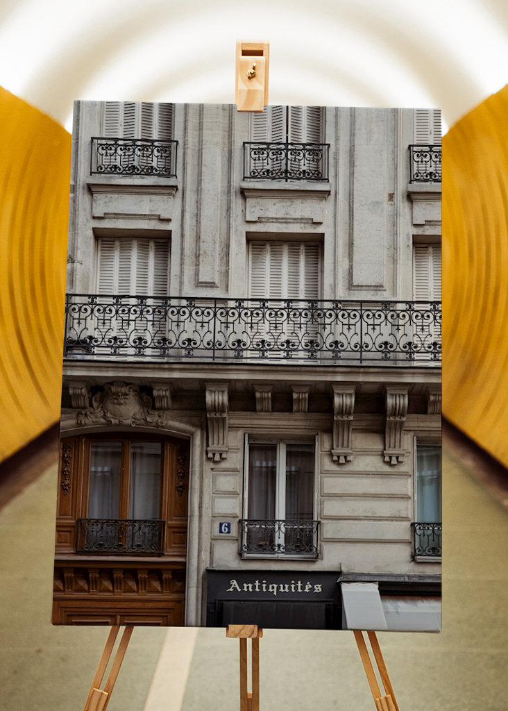 In de straten van Parijs