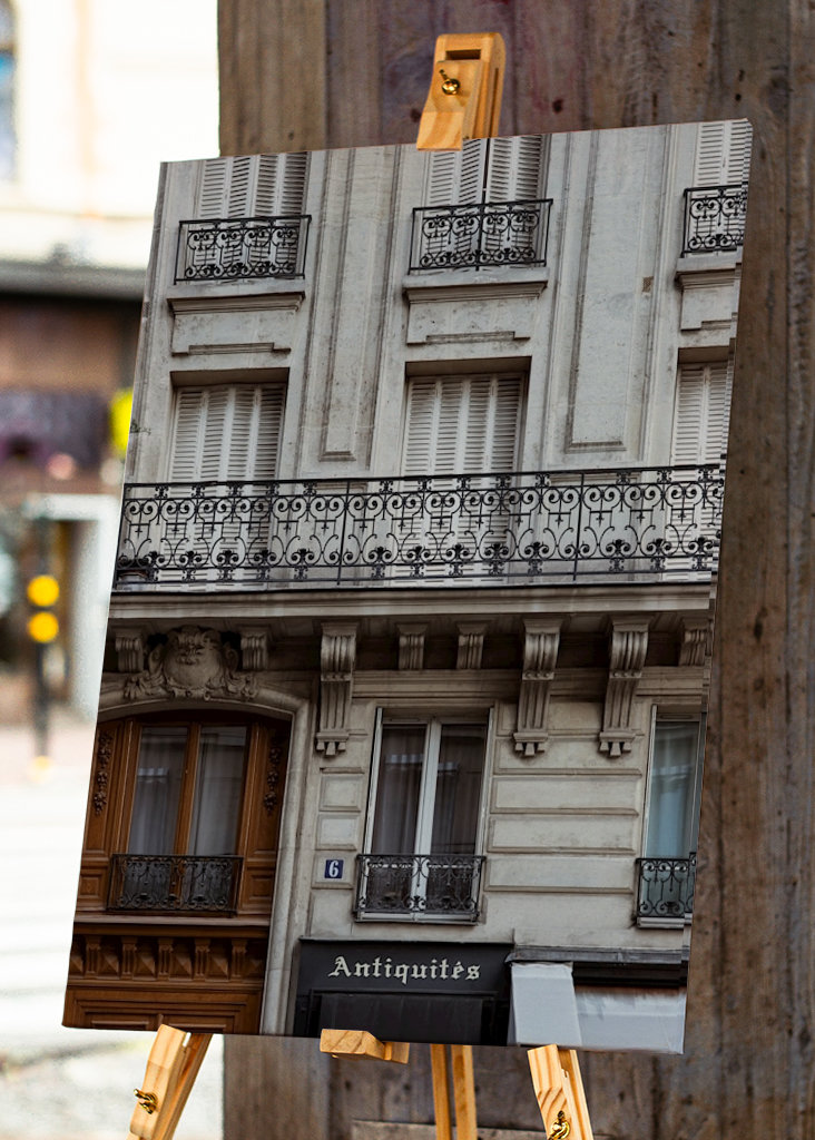 In de straten van Parijs