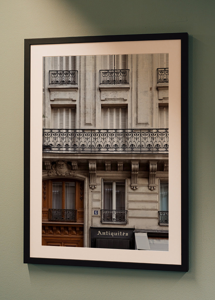 In de straten van Parijs