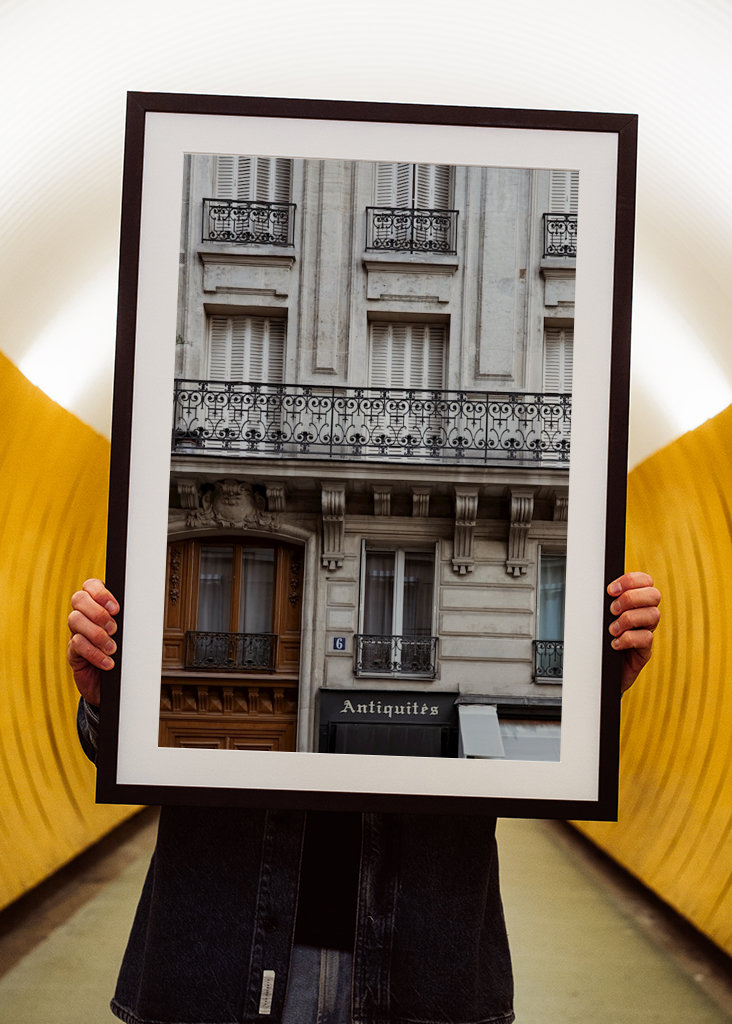 In de straten van Parijs