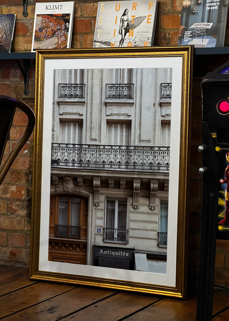 In de straten van Parijs