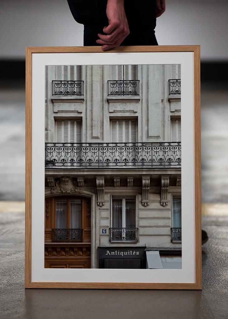 In de straten van Parijs