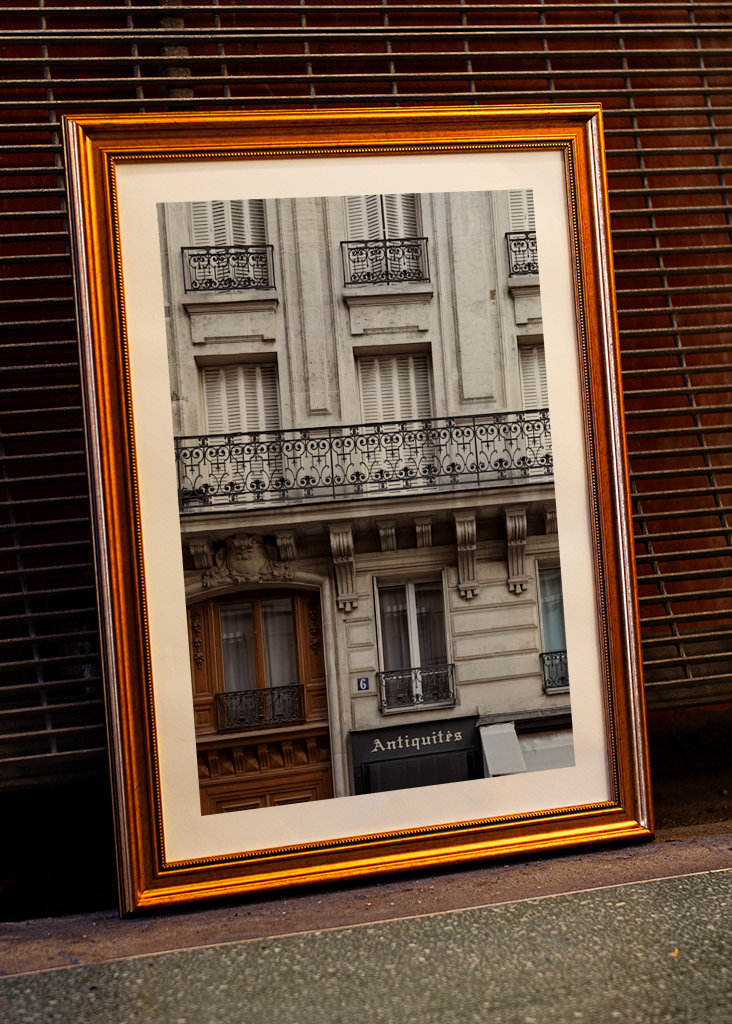 In de straten van Parijs