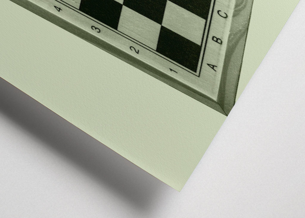 Gekipptes Schachbrett