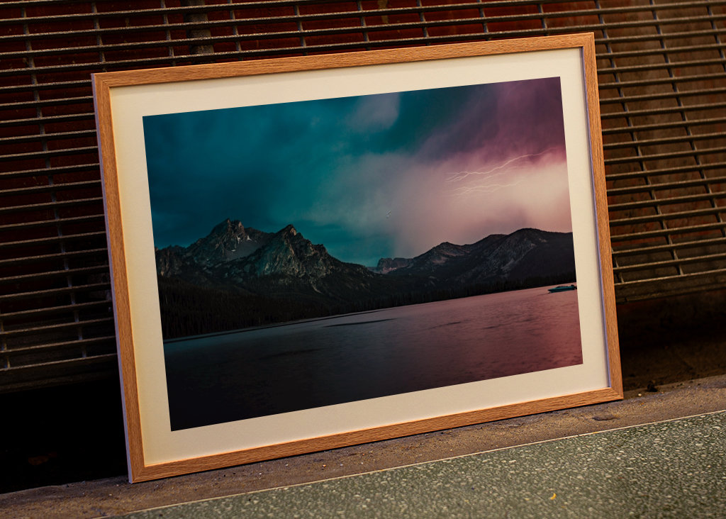 Tormentas eléctricas en el lago Stanley (Idaho)