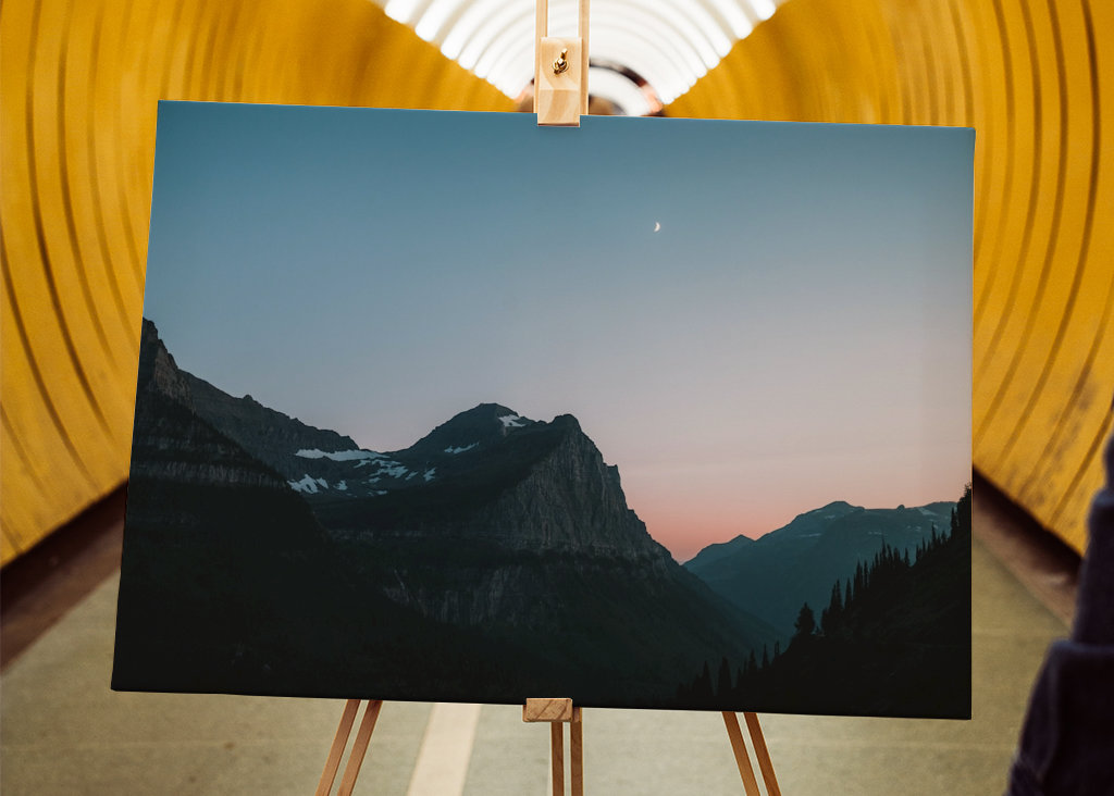 Sunset in Glacier, Montana