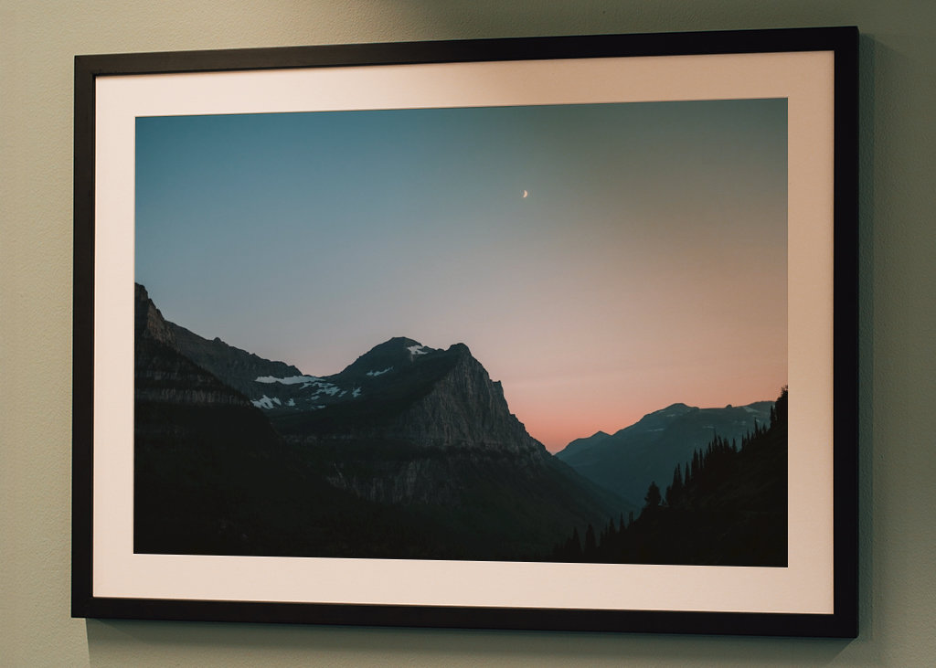 Sunset in Glacier, Montana