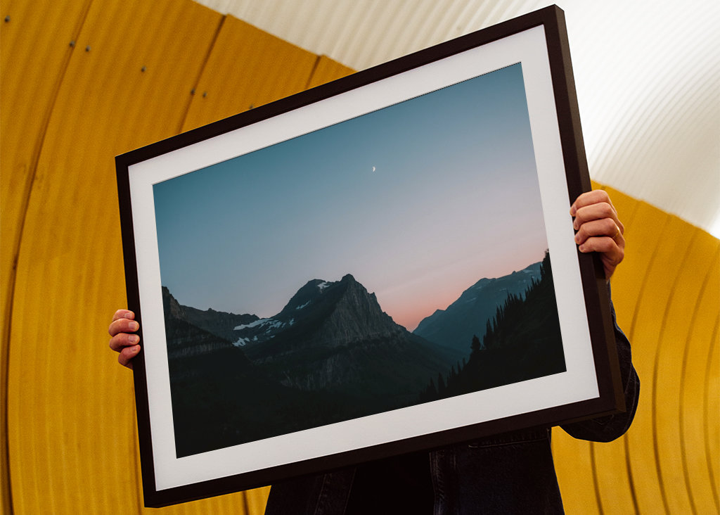 Sunset in Glacier, Montana