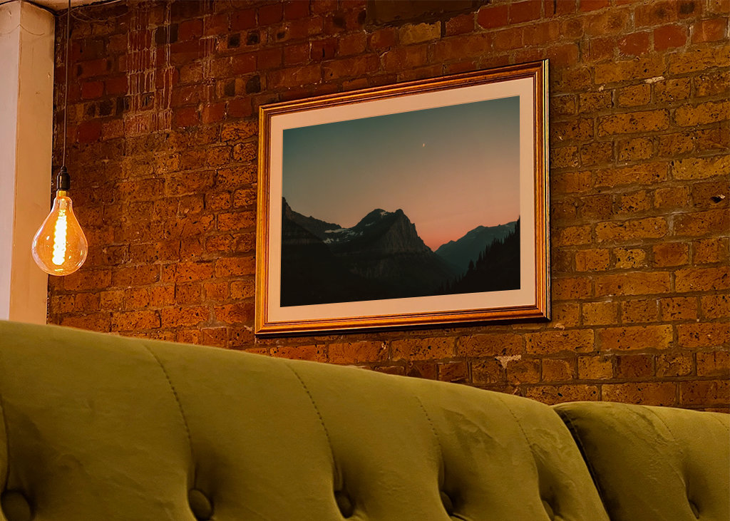 Sunset in Glacier, Montana