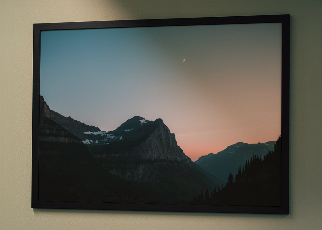 Sunset in Glacier, Montana