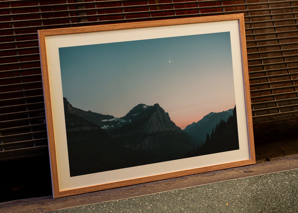 Sunset in Glacier, Montana