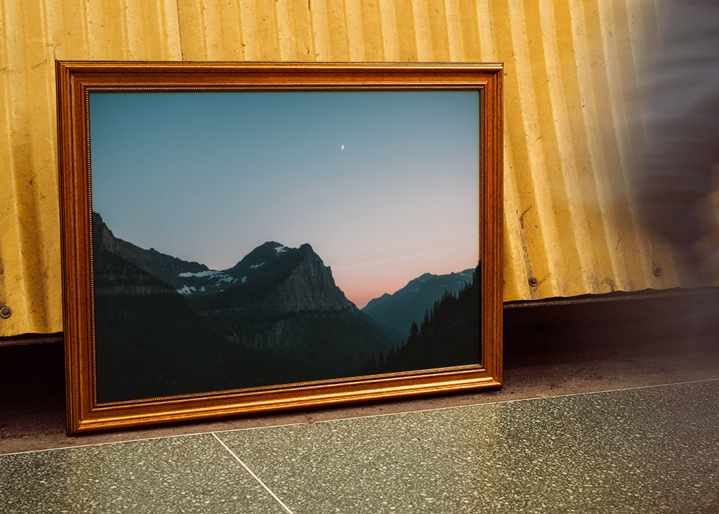 Sunset in Glacier, Montana