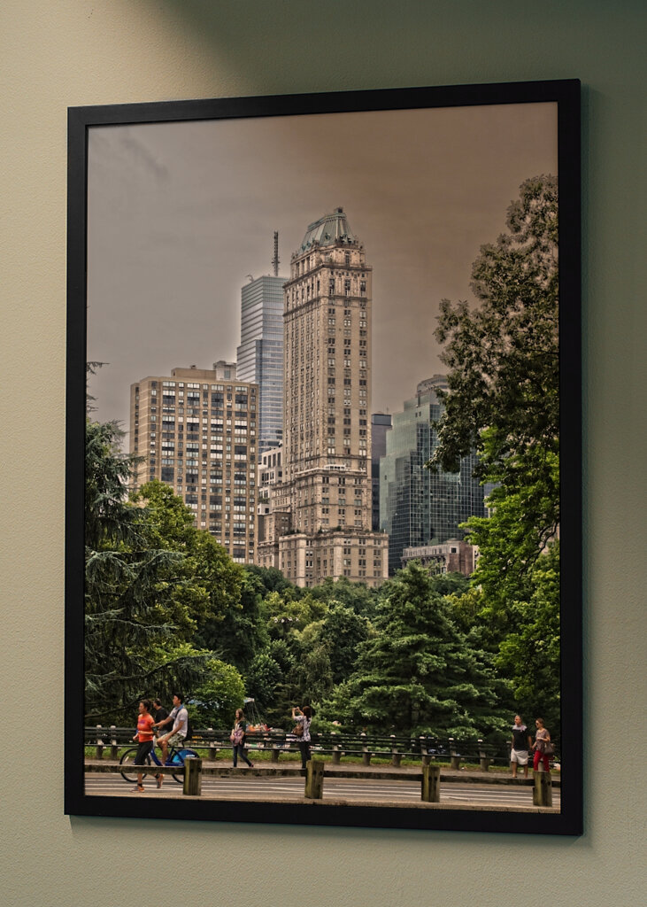 Verdure dans une grande ville