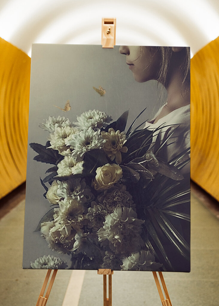 Das Mädchen mit dem Strauß