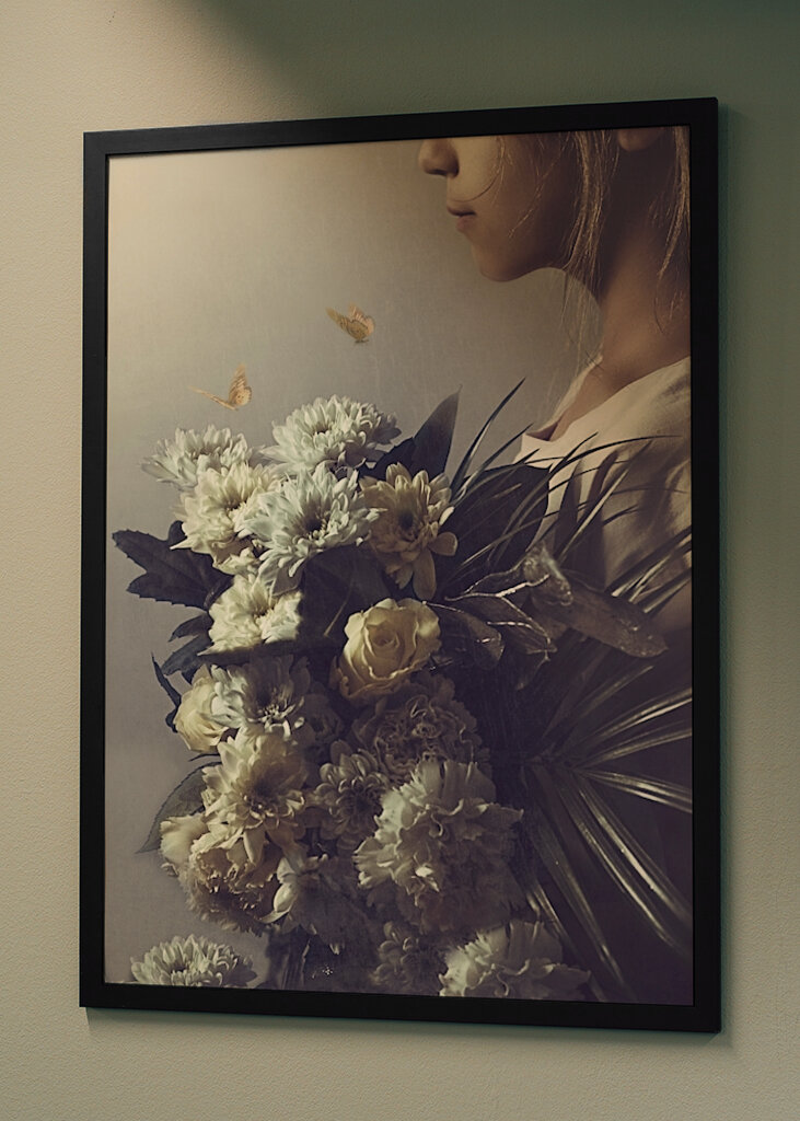 Das Mädchen mit dem Strauß