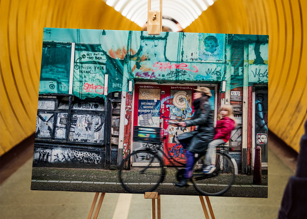 Graffiti i Amsterdam