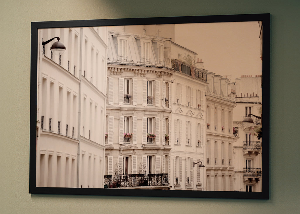 Ulice ve čtvrti Montmartre