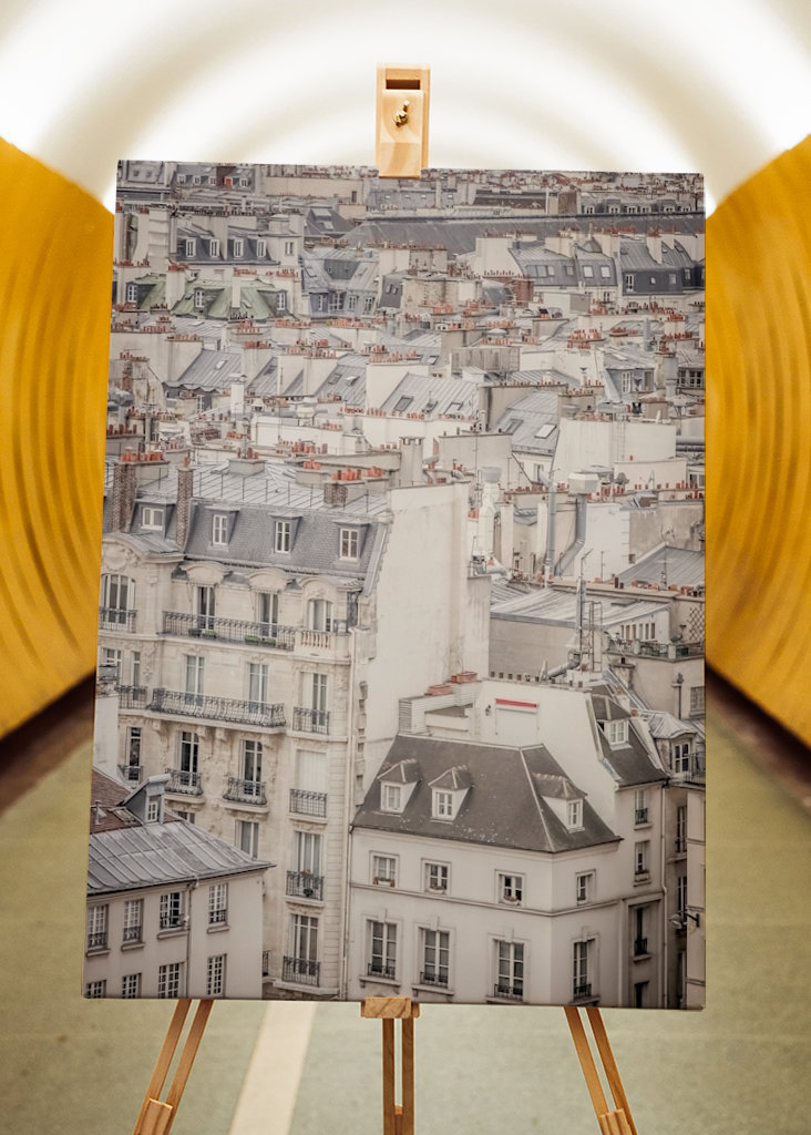 Střechy ve čtvrti Paříž