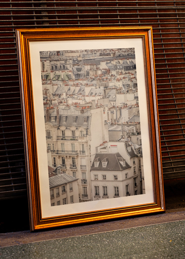 Střechy ve čtvrti Paříž