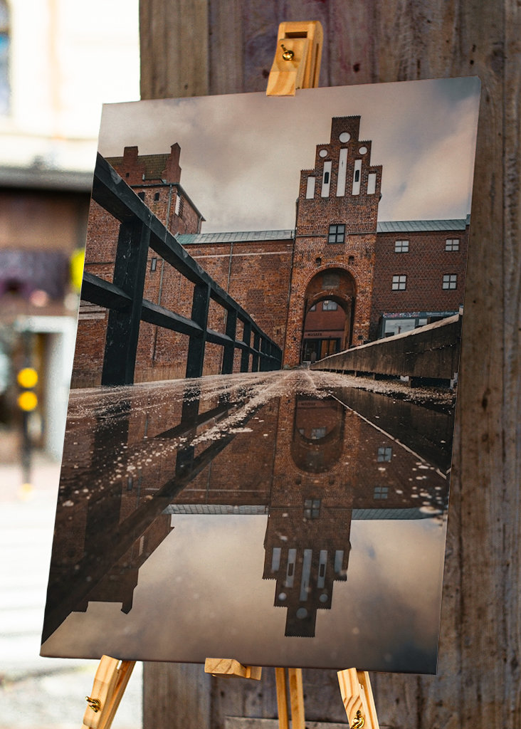 Refleksion over Malmøhus Slot