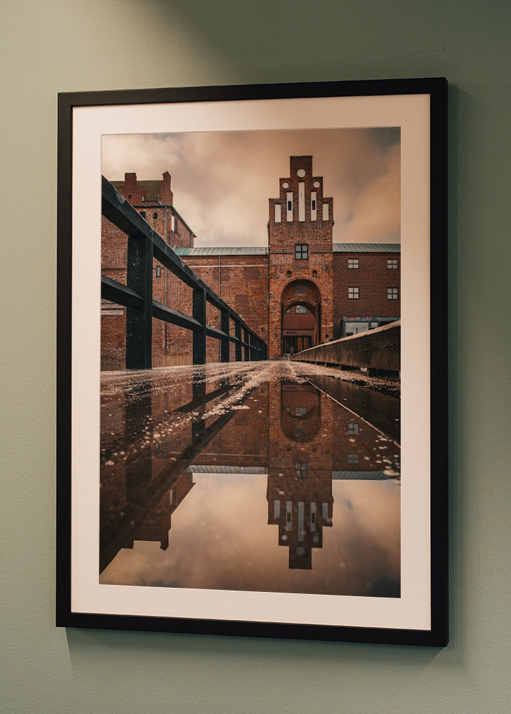 Refleksion over Malmøhus Slot