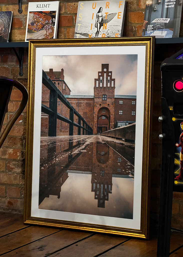 Refleksion over Malmøhus Slot