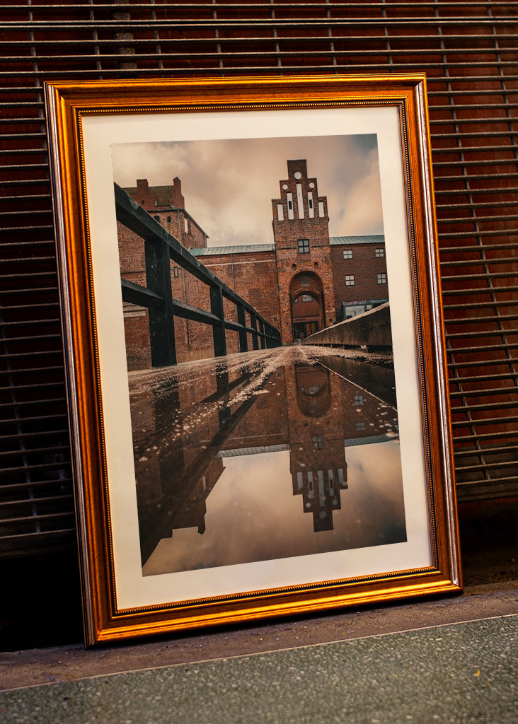 Refleksion over Malmøhus Slot